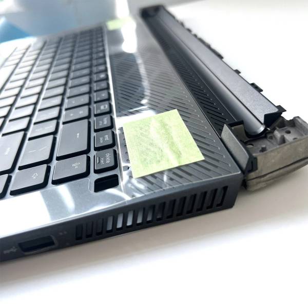 Carcasa superioara cu tastatura palmrest Laptop Gaming, Dell, G16 7635, P122F, P122F003, 3RTH4, 03RTH4, AP3UV000201, iluminata, neagra, layout US
