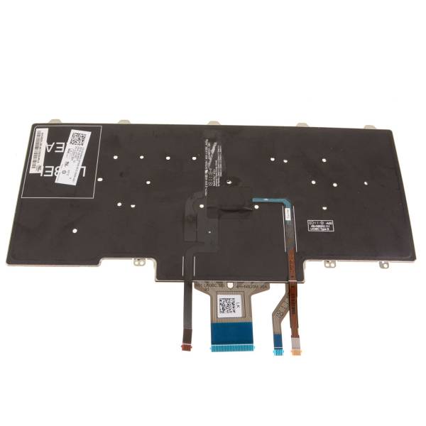 Tastatura Laptop, Dell, Latitude 14 E7470, P40G, P40G003, 0F2X80, 0YT6W1, 04VMV0, dual point, iluminata, neagra, layout US