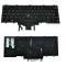 Tastatura Laptop, Dell, Latitude 14 E7470, P40G, P40G003, 0K9V28, 09170J, dual point, iluminata, neagra, layout UK