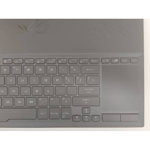 Carcasa superioara cu tastatura palmrest Laptop Gaming, Asus, ROG Zephyrus S GX531G, 90NR01D1-R31US0, 13NR0101P01111, 13NR0101P05011-1, 13N1-7QA0101, 13NR01D1AM0701, GX531GX-1A, iluminata, RGB 4-Zone, neagra, layout US