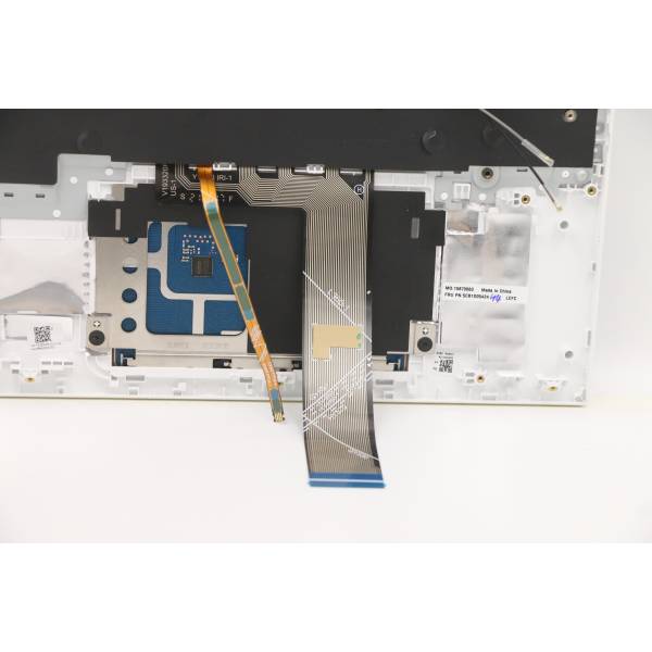 Carcasa superioara cu tastatura palmrest Laptop, Lenovo, Legion 5 Pro 16ITH6H Type 82JD, 5CB1D05424, AP1ZV000110, iluminata, alba, layout US