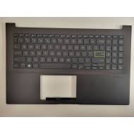 Carcasa superioara cu tastatura palmrest Laptop, Asus, VivoBook 15 M513U, M513UA, M513IA, X513UA-2K, 13N1-BAA0K11, 13N1-CPM0101, 90NB0TP1-R32UI1, 90NB0TP1-R32UI0, iluminata, layout US