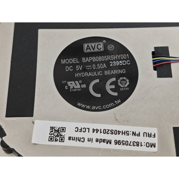 Cooler Laptop 2in1, Lenovo, Yoga 7 14ITL5 Type 82BH, 5H40S20144, DFS5K12115491N, FN06, 5V, 0.5A