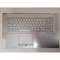 Carcasa superioara cu tastatura palmrest Laptop, Asus, Business P1701F, P1701FA, P1701FB, 90NB0L61-R31US0, 90PC27130101GZ, 13NB0L60M01211, 13N1-7GA0S01, X712FA-8S, iluminata, argintie, layout US
