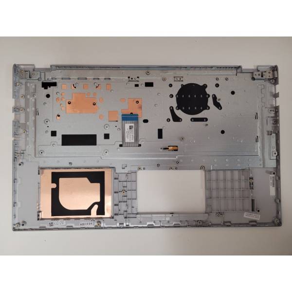 Carcasa superioara cu tastatura palmrest Laptop, Asus, Business P1701F, P1701FA, P1701FB, 90NB0L61-R31US0, 90PC27130101GZ, 13NB0L60M01211, 13N1-7GA0S01, X712FA-8S, iluminata, argintie, layout US