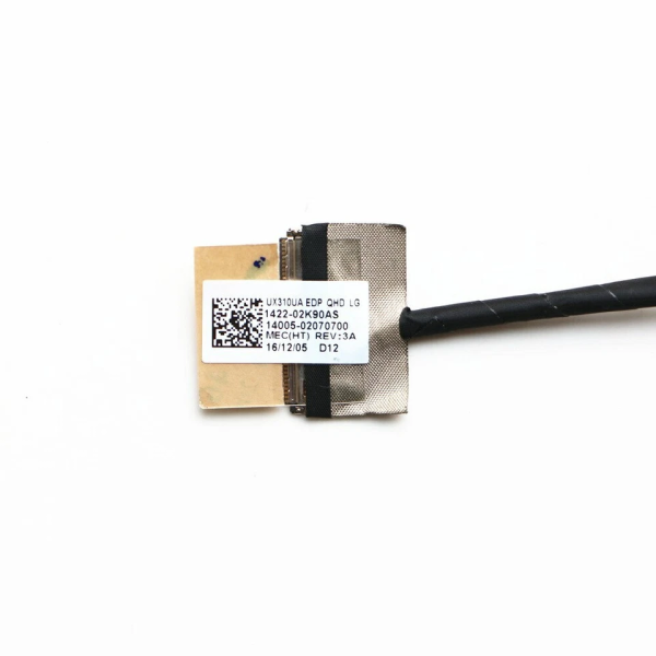 Cablu video LVDS Laptop, Asus, ZenBook UX310U, UX310UA, UX310UAK, UX310UF, UX310UQ, UX310UQK, 14005-02070700UQ, 14005-02070700, 1422-02K80AS, 1422-02K90AS, UX310UA EDP QHD LG, non touch, QHD, 40 pini