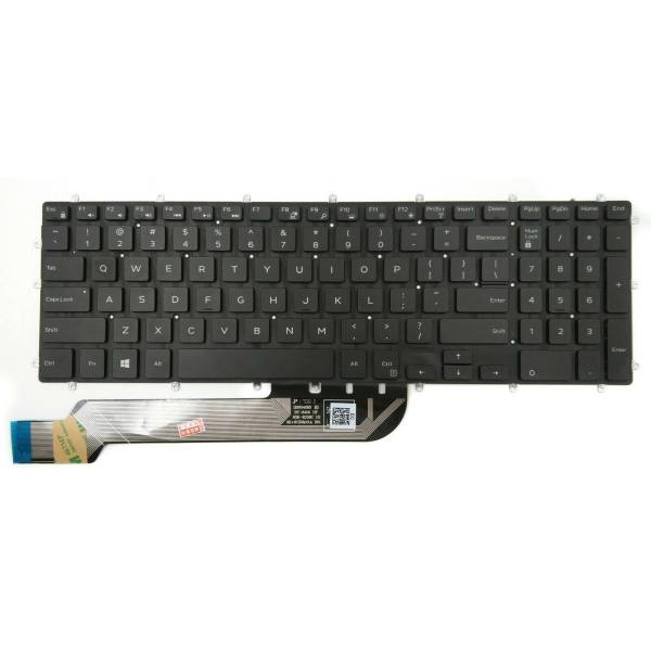 Tastatura Laptop, Dell, Latitude 3590, P75F, P75F001, neagra, layout US
