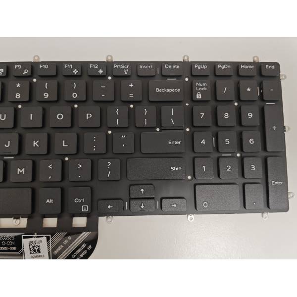 Tastatura Laptop, Dell, Latitude 3590, P75F, P75F001, neagra, layout US