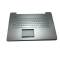 Carcasa superioara cu tastatura palmrest Laptop, Asus, VivoBook Pro N752V, N752VX, 90NB0AY1-R30300, 13N0-T2A0611, 13NB0AY1AM0111, N752VX-1A, iluminata, argintie, layout US