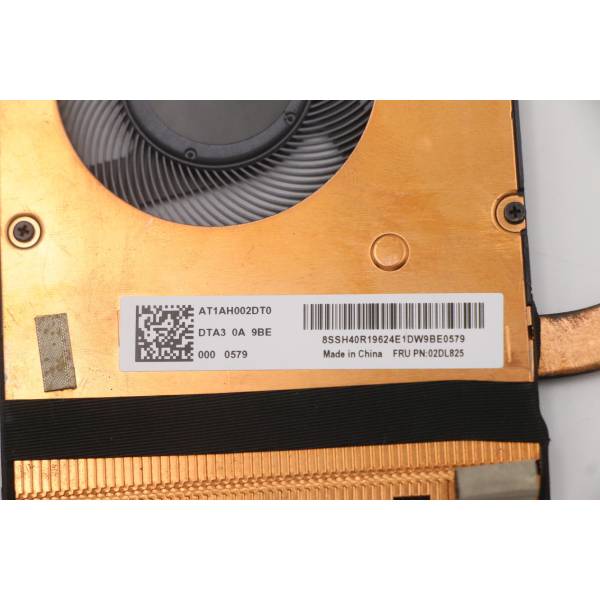 Cooler cu radiator Laptop, Lenovo, ThinkPad E490 Type 20N8, 20N9, 02DL825, ND75C30-18E09, AT1AH002DT0, 5V, 0.5A