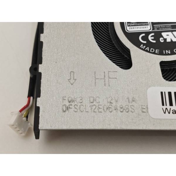 Cooler procesor Laptop, Clevo, NP55SNC, NP55SND, NP55SNE, DFSCL12E06486S-FQK3, 12V, 1A, CPU