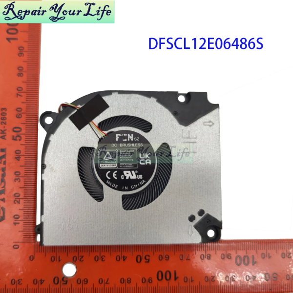 Cooler procesor Laptop, Clevo, NP55SNC, NP55SND, NP55SNE, DFSCL12E06486S-FQK3, 12V, 1A, CPU