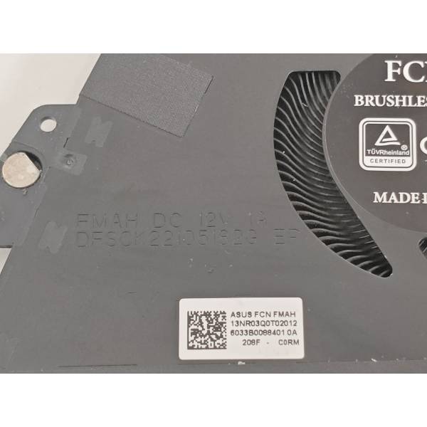 Cooler procesor Laptop Gaming, Asus, ROG Zephyrus S17 GX701L, GX701LV, GX701LXS, GX701LWS, 13NR03Q0T02011, 13NR03Q0T02012, DFSCK22105182-FMAH, 6033B0088401, 12V, 1A, CPU