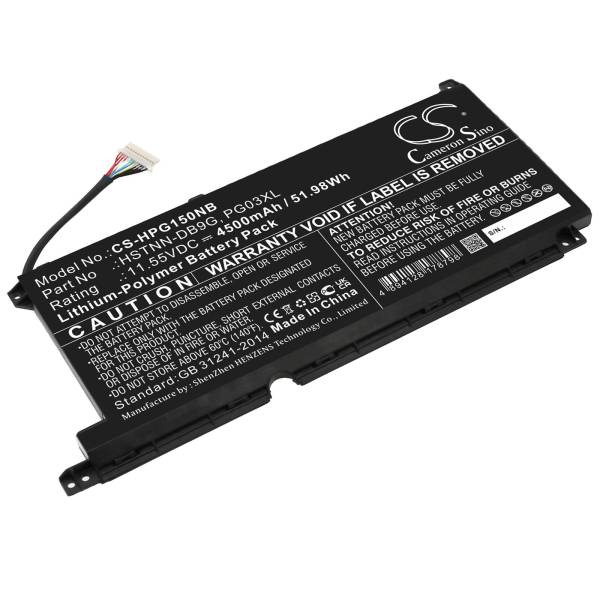 Baterie compatibila Laptop Gaming, HP, Pavilion 15-DK, 15T-DK, TPN-C141, L48495-005, HSTNN-DB9G, CS-HPG150NB, PG03XL, 11,55V, 4500mAh, 51.98Wh