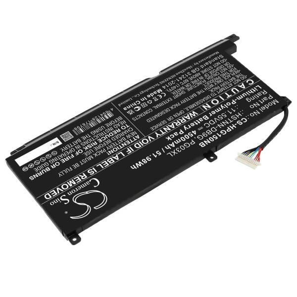 Baterie compatibila Laptop Gaming, HP, Pavilion 15-DK, 15T-DK, TPN-C141, L48495-005, HSTNN-DB9G, CS-HPG150NB, PG03XL, 11,55V, 4500mAh, 51.98Wh