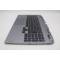 Carcasa superioara cu tastatura palmrest Laptop Gaming, LOQ 15AHP9 Type 83DX, 5CB1P43384, AP921000101, iluminata, gri, layout US