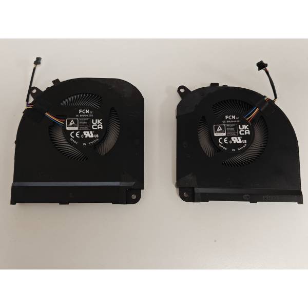 Set coolere Laptop Gaming, Gigabyte AORUS 17 BSF-73, BSF-73DE654SH, DFSCL42P06593A-FQ6S, DFSCL42P16593A-FQ6R, 12V, 0.6A, CPU si GPU