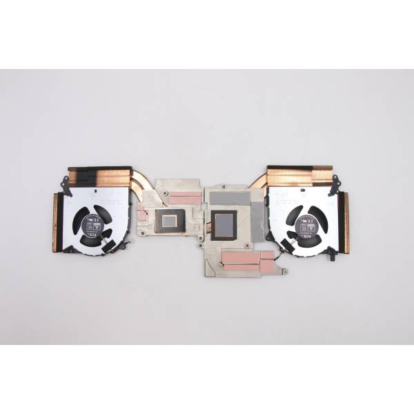Set coolere cu radiator Lenovo, Legion 5-15ARH05H Type 82B1, 5H40S20132, Y550 15A-E, Y550AMD, DFS2400125Q0T-FN50, DFSCK221151810-FN51, 12V, 0.8A