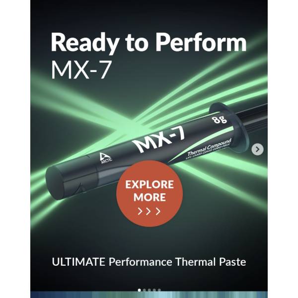 Pasta termica termoconductoare Arctic MX-7, 8g, ACTCP00091A, PREMIUM Performance Thermal Compound, Laptop/Desktop Gaming