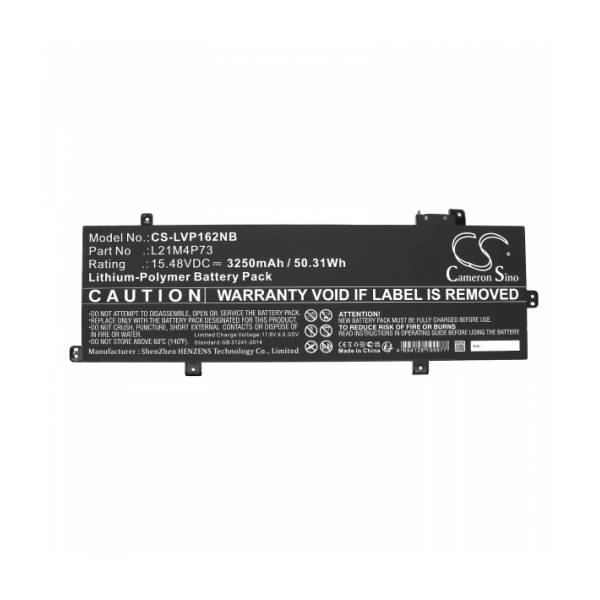 Baterie compatibila Laptop, Lenovo, ThinkPad CS-LVP162NB, L21M4P73, L21L4P72, L21C4P72, L21D4P73, L21M4P74, L21D4P72, 15.48V, 3250mAh, 50.31Wh