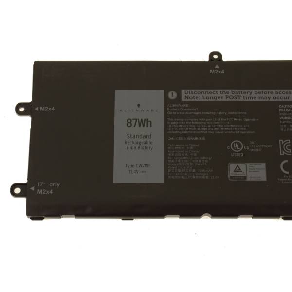Baterie Laptop 2-in-1, Dell, Inspiron 16 7620, P119F, P119F001, DWVRR, 11.4V, 7250mAh, 87Wh
