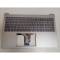 Carcasa superioara cu tastatura palmrest Laptop, HP, 250 G10, 255 G10, N36753-001, N36753-271, EA0PD007010-1, TSCEA0PD007010, iluminata, argintie, layout US