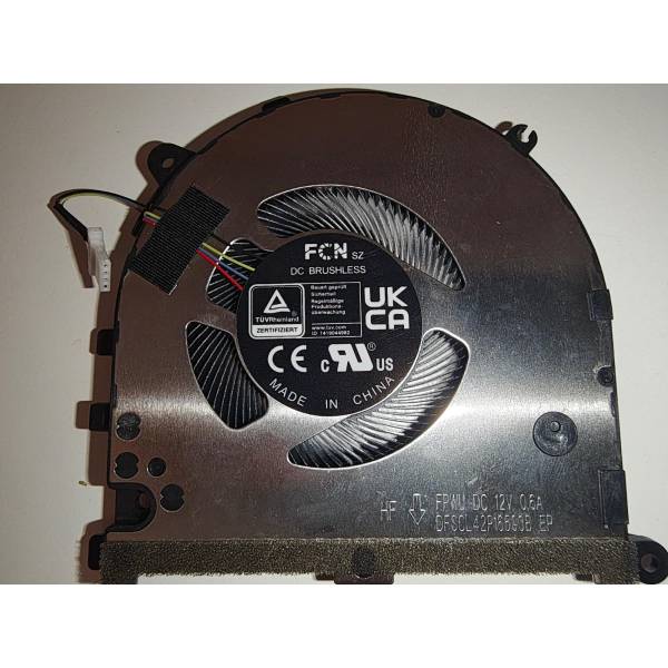 Cooler procesor Laptop, Asus, VivoBook Pro 16 K6602H, K6602HC, K6602HE, K6602V, K6602VU, K6602VV, K6602Z, K6602ZC, K6602ZE, 13NB0Z60P05011, BN7507S2H-000P, HQ23300404007, DFSCL42P16593B-FPWU, HQ23300376000, 12V, 0.6A, CPU