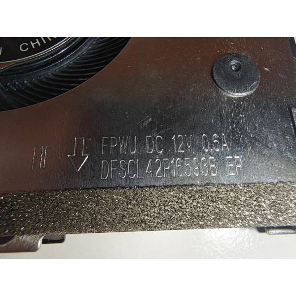 Cooler procesor Laptop, Asus, VivoBook Pro 15 K6502V, K6502VJ, K6502VU, K6502VV, K6502H, K6502HC, K6502HCB, K6502HE, K6502Z, K6502ZC, K6502ZE, 13NB0Z60P05011, BN7507S2H-000P, HQ23300404007, DFSCL42P16593B-FPWU, HQ23300376000, 12V, 0.6A, CPU