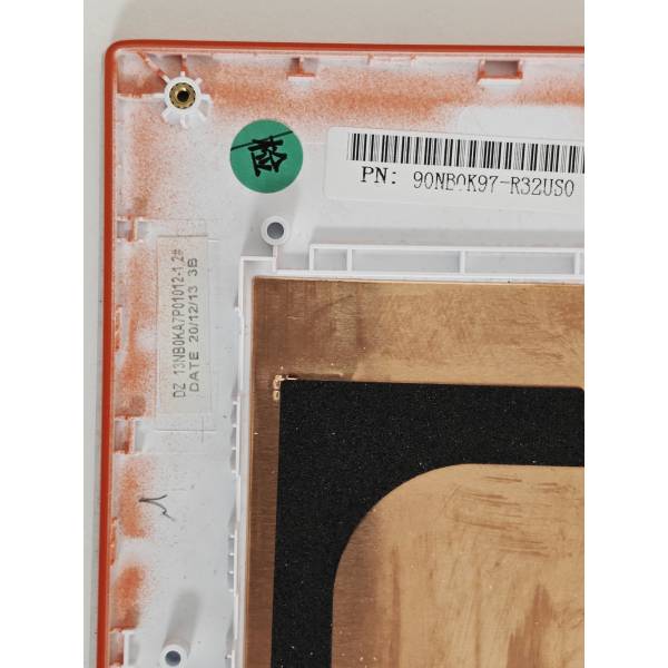 Carcasa superioara palmrest cu tastatura Laptop, Asus, VivoBook 15 S512J, S512JA, S512JF, S512JP, S512U, S512UA, S512UF, 90NB0K97-R32US0, 13NB0KA7AP0101, 13N1-6TA0X01, X512UB-8R, iluminata, rosie, layout US
