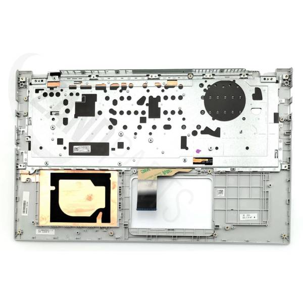Carcasa superioara cu tastatura palmrest Laptop, Asus, VivoBook 15 X512D, X512DA, X512DAP, X512DAU, X512DK, X512F, X512FA, X512FAG, X512FAY, X512FB, X512FBC, 90NB0KR2-R31UI0, 13NB0KA2P02021-1, 13N1-6TA0912, X512FA-8S, iluminata, argintie, layout US