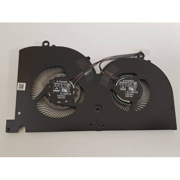 Cooler placa video Laptop, MSI, WS75 10TK, 10TL, 10TM, MS-17G3, BS5005HS-U4Q, 17G3-G-CW, 5V, 1A, BS5005HS-U3J, 17G3-G-CCW, 5V, 0.5A, GPU