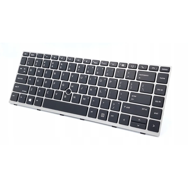 Tastatura Laptop, HP, EliteBook 840 G6, 846 G6, L14379-001, 6037B0138901, iluminata, neagra, layout US