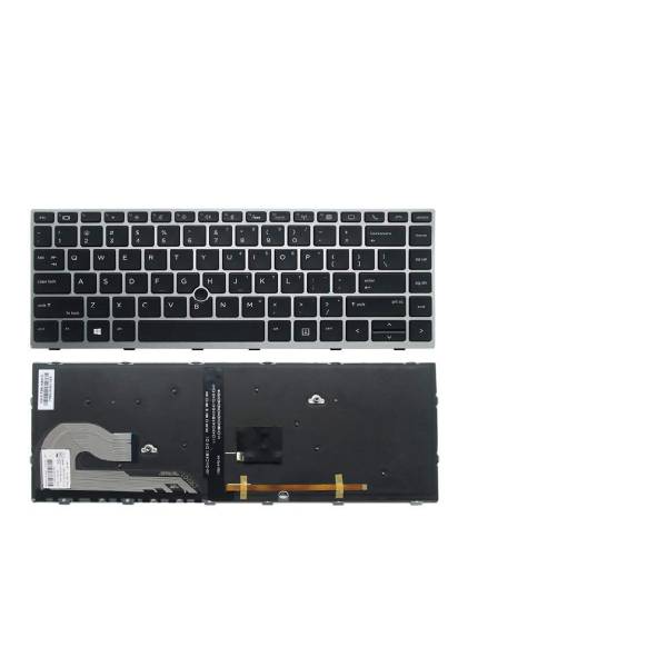 Tastatura Laptop, HP, EliteBook 840 G6, 846 G6, L14379-001, 6037B0138901, iluminata, neagra, layout US