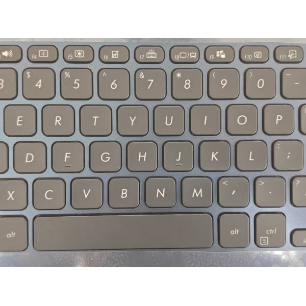 Carcasa superioara cu tastatura palmrest Laptop, Asus, VivoBook 15 K509F, K509FA, K509J, K509JA, 90NB0P53-R32US0, 13NB0MZ3P02021-3, 39XKRTAJNA0, FBXKR009010, 13NB0MZ0M05011, X509DA-1B, iluminata, albastra, layout US