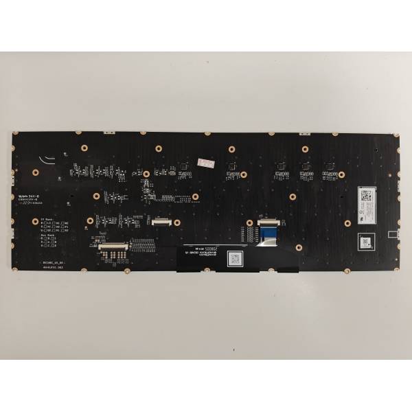 Tastatura Laptop Gaming, Dell, G16 7635, P122F, P122F003, iluminata, RGB Per Key, neagra, layout US