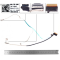 Cablu video LVDS Laptop Gaming, Asus, TUF F17 FX706H, FX706HF, FX706HM, 14005-03981200, 14005-03980600, DDNJHALC210, DDNJHALC221, NJHA, EDP Cable, 300Hz, conector ingust, 28.4cm, 40 pini
