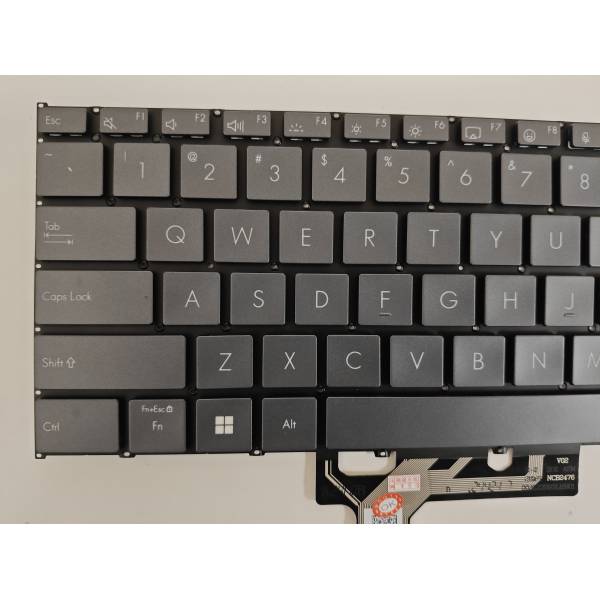 Tastatura Laptop, Asus, ZenBook 14 Q415M, Q415MA, gri, layout US