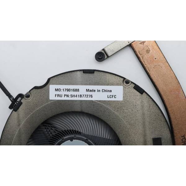 Cooler cu radiator Laptop, Lenovo, ThinkPad P14s Gen 3 Type 21AK, 21AL, 5H41B77276, AT2D3001TB0, M-280C-1, UMA, pentru placa video integrata, 5V, 0.38A