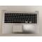 Carcasa superioara cu tastatura palmrest Laptop, Asus, VivoBook 15 F513E, F513EA, F513EP, F513I, F513IA, 90NB0RR3-R32US0,X513IA-2D, 13N1-BBA0F01, 13N1-BBM0301, iluminata, argintie, layout US