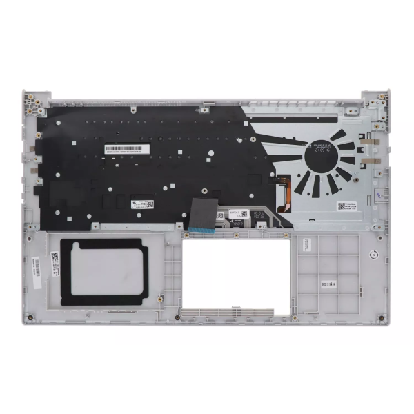 Carcasa superioara cu tastatura palmrest Laptop, Asus, VivoBook 15 F513E, F513EA, F513EP, F513I, F513IA, 90NB0RR3-R32US0,X513IA-2D, 13N1-BBA0F01, 13N1-BBM0301, iluminata, argintie, layout US