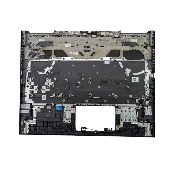 Carcasa superioara cu tastatura palmrest Laptop Gaming, Dell, G16 7630, P122F, P122F001, P122F002, 0XYT06, XYT06, AP400000101, iluminata, RGB, neagra, layout US