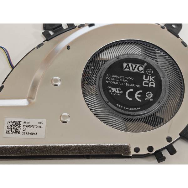 Cooler Laptop, Asus, ZenBook Flip S13 UX371E, UX371EA, 13NB0QT0T04011, 13NB0QT0T04211, BAPA0804R5HY002, 5V, 0.50A