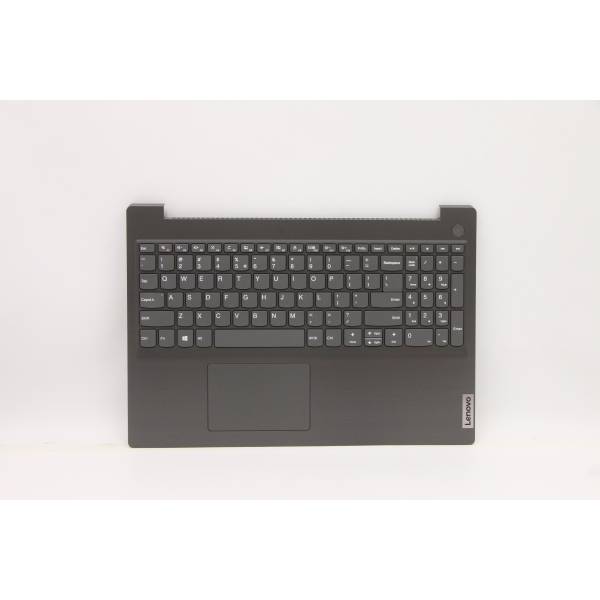 Carcasa superioara cu tastatura palmrest Laptop, Lenovo, V15 G1 IML Type 82NB, 5CB1C17468, AP28B000200, AM1JV000300, AM1JV000300, Iron Grey, layout US