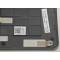 Carcasa superioara cu tastatura palmrest Laptop, Lenovo, IdeaPad S540-13IML Type 81XA, 5CB0Z27886, AM1GW000J30, AM1GW000700, ET1GW000100, iluminata, Iron Grey, layout UK