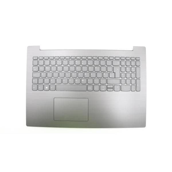 Carcasa superioara cu tastatura palmrest Laptop, Lenovo, IdeaPad 330-15IKBR Type 81M1, 5CB0R16723, AP18C000150, AM13R000600, DG521, Iron Grey, layout UK
