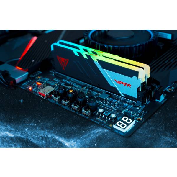 Memorie RAM Patriot Memory Viper Venom 32GB (2x16GB), DDR5, 6000Mhz, PC5-48000U, DIMM, CL30, Dual Kit, PVVR532G600C30K, Intel XPM 3.0, 1.35V, 288-pin, Desktop/PC