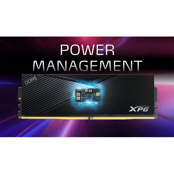 Memorie RAM ADATA XPG Lancer 16GB, DDR5, 5200Mhz, PC5-41600U, DIMM, CL38, AX5U5200C3816G-CLABK, Intel XPM 3.0, 1.25V, 288-pin, Desktop/PC