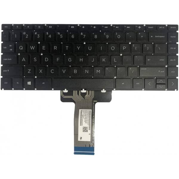 Tastatura Laptop, HP, 14S-BE, neagra, layout US