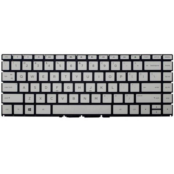 Tastatura Laptop, HP, 240 G9, 245 G9, argintie, layout US