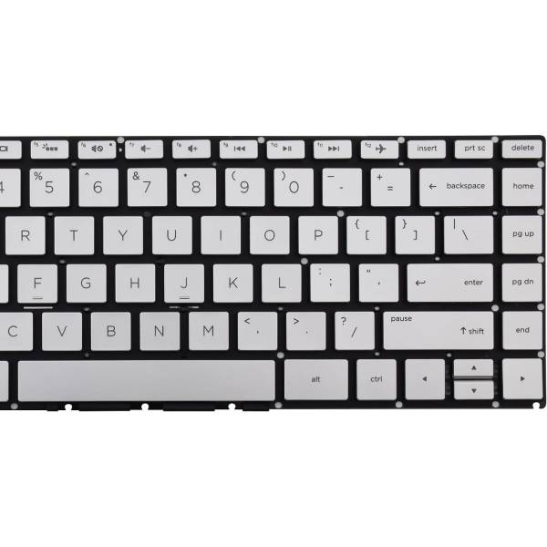 Tastatura Laptop, HP, 14-BW, argintie, layout US